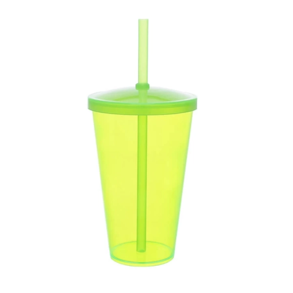 Copo Personalizado Liso - 550ml (Leitoso ou Cristal) Verde Claro